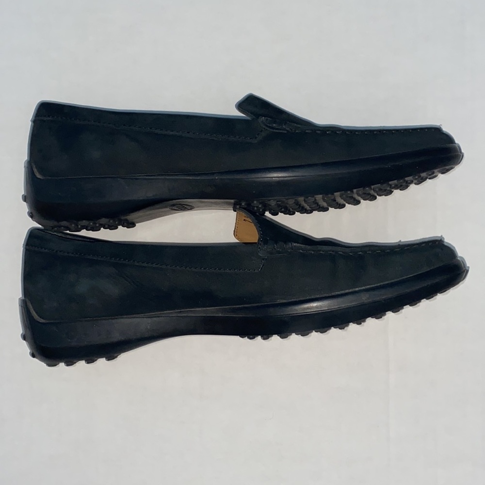 Tod's Black Suede Loafer Flats - Picture 5 of 7